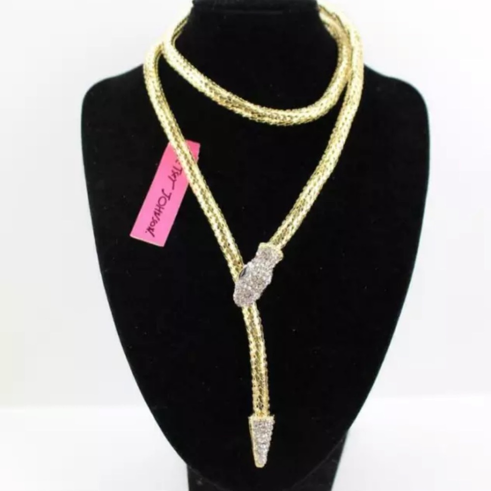 Betsey Johnson Snake Necklace